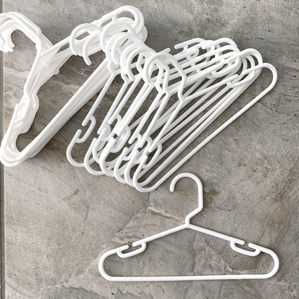White Toddler Clothing Hangers